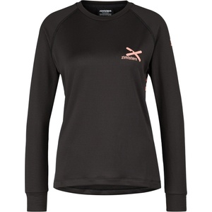 Zimtstern Дамска фланелка с дълъг ръкав за колоездене Zimtstern Women's Crewz Shirt L/S Fleece jumper - Pirate Black - размер XS (105-3787-0111)