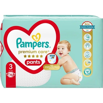 Image 1 of Pampers Гащички Pampers Premium Care Pants 3 (6-11кг. ) - 70 броя