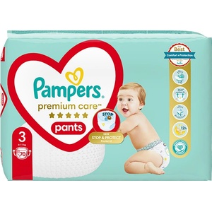 Pampers Гащички Pampers Premium Care Pants 3 (6-11кг. ) - 70 броя