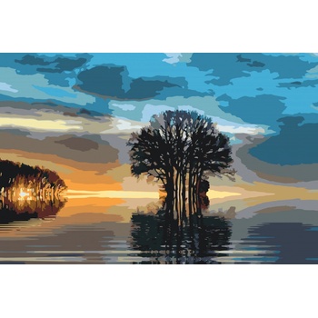 Vymalujsisam Malování podle čísel Osamělý strom 2