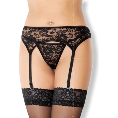 Сет, жартиерен колан и прашки - Garterbelt 3310 Black S/M (SLC0331016)