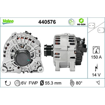 Alternátor VALEO 440576