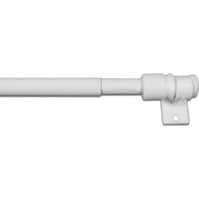 tyč vitrážová CAFE teleskopická 50-85cm, kov, bílá 704472