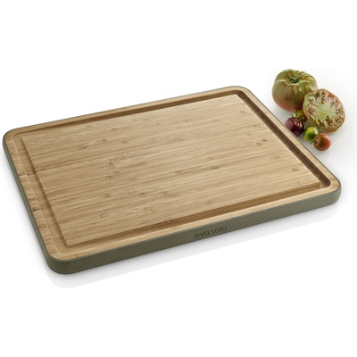 Eva Solo Дъска за рязане Eva Solo Juice Groove бамбук неплъзгаща се маслинена (520350)