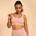 GymBeam BeastPink Спортен бралет Hyper Pink S