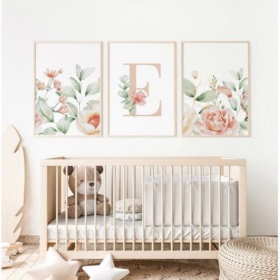 Set 3 obrazů - PEACH Velikost: 30 x 40