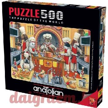 Image 1 of Anatolian Пъзел anatolian 3586 - 500 части - Котешка кухня (p3586)