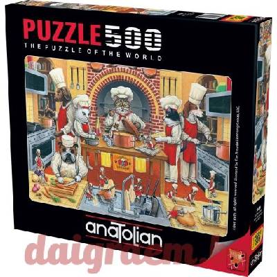 Anatolian Пъзел anatolian 3586 - 500 части - Котешка кухня (p3586)