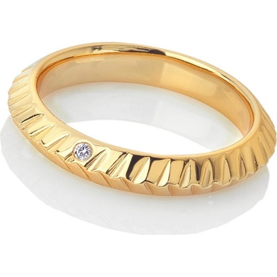 Hot Diamonds Stříbrný pozlacený prsten x Jac Jossa Hope DR228