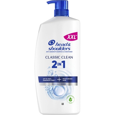 Head & Shoulders Classic Clean 2v1 šampon s pumpičkou 800 ml