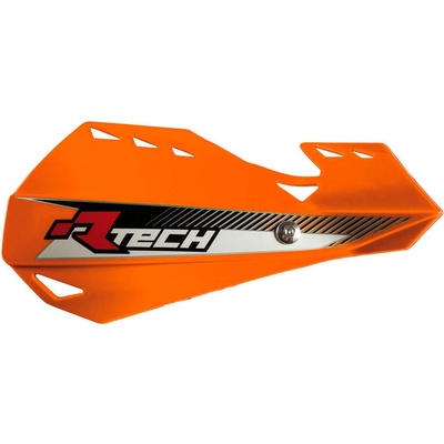 RACETECH (RTECH) kryty páček DUAL EVO barva oranžová (s upevněním do řidítek) (R-KITPMDUAR14)