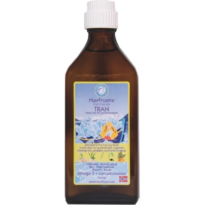Havfruene Mermaids Омега-3 Рибено масло с куркумин, 250 ml, Havfruene Mermaids