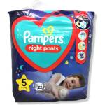 Pampers бебешки гащички, Night Pants, Номер 5, 12-17кг, 22 броя