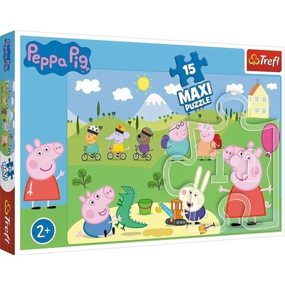 Trefl MAXI Prasátko Peppa 14334 15 dílků