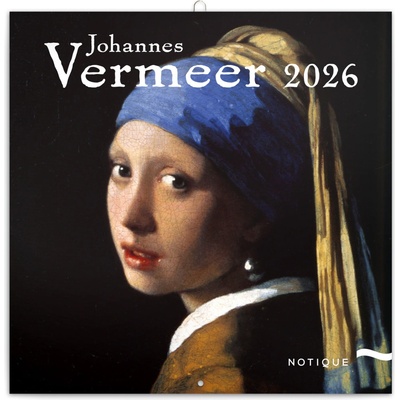 NOTIQUE Poznámkový Johannes Vermeer 30 x 30 cm 2026