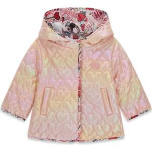 GUESS Преходно яке с преливащи се цветове за бебе момиче с качулка Guess