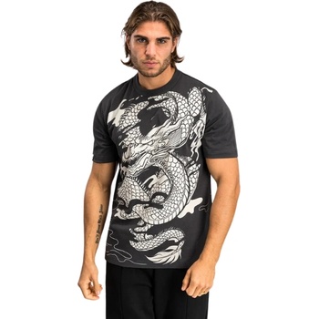 VENUM Тениска Venum Dragon’s Flight Charcoal Grey/Cream White - XL