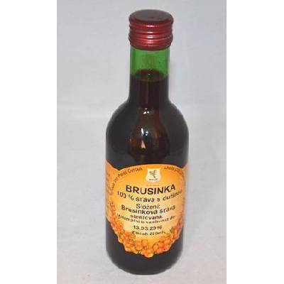 Cvrček Brusinková šťáva 100% 250 ml