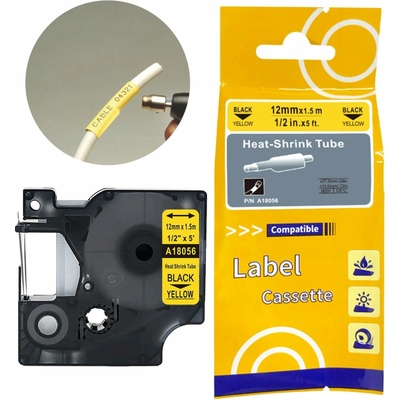 Smršťovací bužírka Specmark pro DYMO RHINO 18056 12mm 1,5m žlutá S0718310