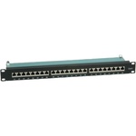 Roline VALUE 26.99. 0353 : : Cat. 6 (Class E) 19" Patch панел, 24-портов, STP, черен (VALUE 26.99.0353)