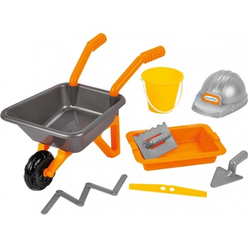 Image 1 of Ecoiffier Игрален комплект Ecoiffier - Строителна количка, със 7 аксесоара (7600000496)