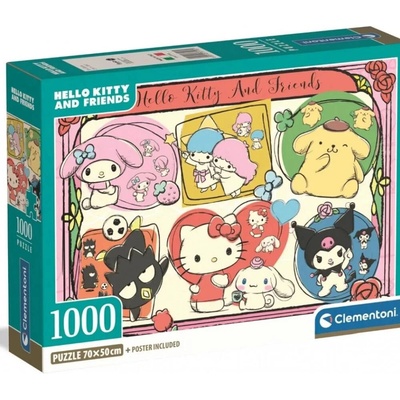 Clementoni Hello Kitty a přátelé 1000 dielov