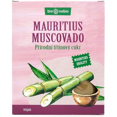 BioNebio Muscovado prírodný trstinový cukor Bio 400 g