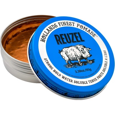 Velmi silná pomáda na vlasy Reuzel Blue Water Soluble Strong Hold 95 g