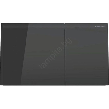 Geberit 115.622. SJ. 1 - Бутон за промиване Sigma70 25x14, 6 cm черен (GB0074)