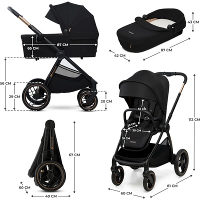 Kinderkraft NEA 2 Lunar Black BIZUU 2024
