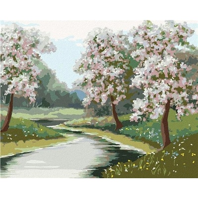 zuty Malování Podle Čísel Jarní Nálada V Lese 80 x 100 Cm Plátno Rám
