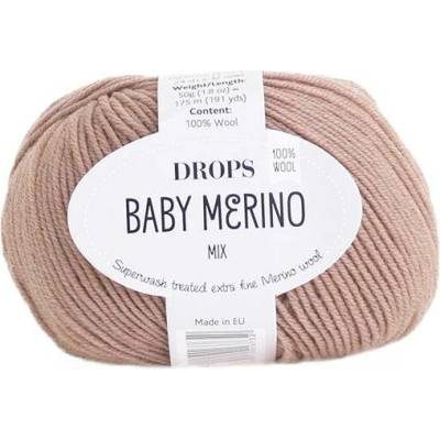 Příze DROPS Baby merino mix 49 - pouštní růže