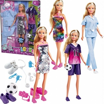 SIMBA Steffi 3 v 1 v rôznych oblečení