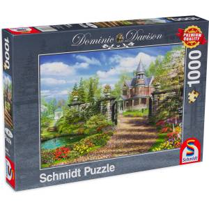 Schmidt Spiele Пъзел Schmidt от 1000 части - Идилично имение, Доминик Дейвисън (59618)
