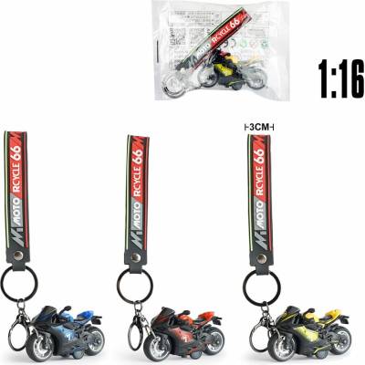 Přívěsek na klíče s kovovým modelem motorky DUCATI 116