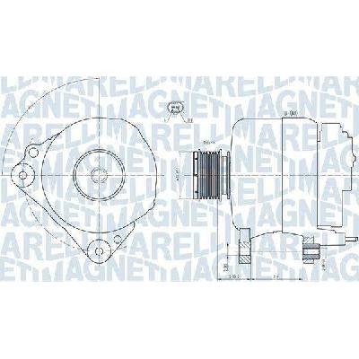 Generátor MAGNETI MARELLI 063731810010