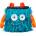 8bplus Торбичка за магнезий 8bplus Gustav Chalk bag - Pacific Blue - размер One Size (335-0778-0111)