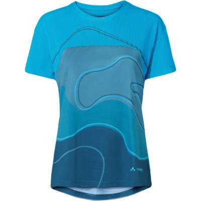Vaude Дамска фланелка с къс ръкав за колоездене Vaude Women's Moab T-Shirt Vi Sport shirt - Shore Blue - размер 42 (EU) (116-6933-1714)