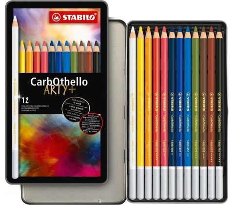 STABILO Pastely CarbOthello/12ks plech