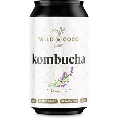 Wild&Coco Kombucha Levandule 330 ml