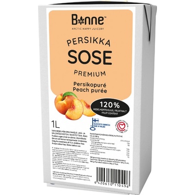 Bonne Ovocné pyré Broskyňa 1 l