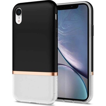 Spigen La Manon Jupe Case - дизайнерски хибриден кейс за iPhone XR (черен)