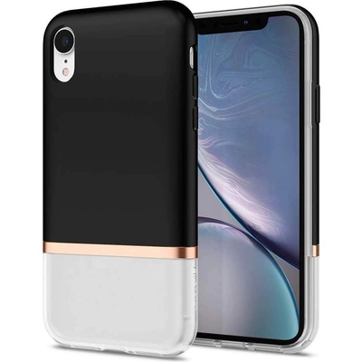 Spigen La Manon Jupe Case - дизайнерски хибриден кейс за iPhone XR (черен)
