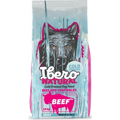 Ibero Cold Press Dog Adult Medium & Maxi Beef 12 kg