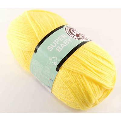 Priadza Super baby - žltá - 028