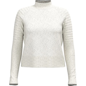 Smartwool Дамски вълнен пуловер Smartwool Women's Edgewood Mock Neck Sweater Merino jumper - Natural Donegal - размер XL (105-6161-0115)