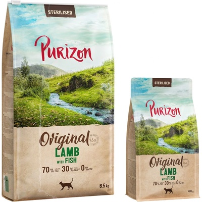 Purizon Sterilised Adult jehněčí s rybou bez obilnin 6,5 kg