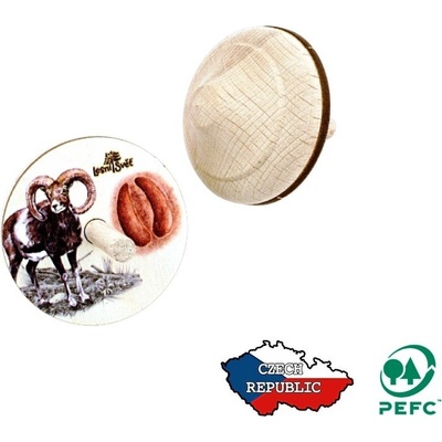 Lesní svět Dřevěná káča Muflon – Zboží Mobilmania