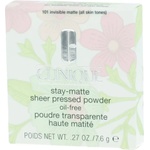 Clinique Stay-Matte Sheer Pressed Powder 7, 6 g нюанс 101 Invisible Matte