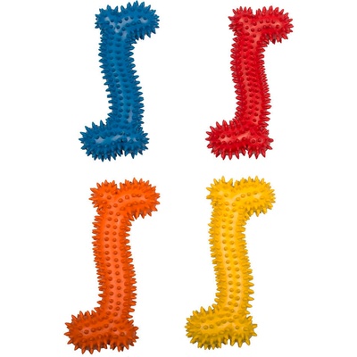 Duvo Plus dog toy - Дентален гумен кокал за кучета масажиращ венците, 14 см/1 брой